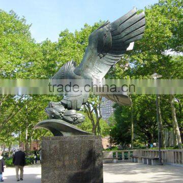 High Quality cast brass eagle sculpture