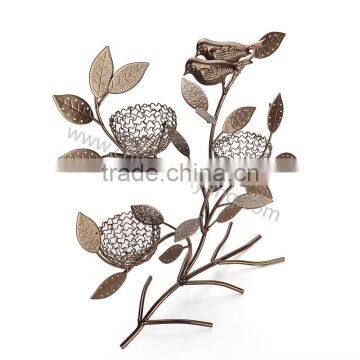 Metal Jewelry Tree Display Stand With 3 Bird Nest photo-3