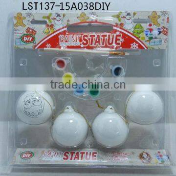 New Ceramic DIY Christmas Paint Set,diy Watercolor Paint Set,paint Brush Set photo-4