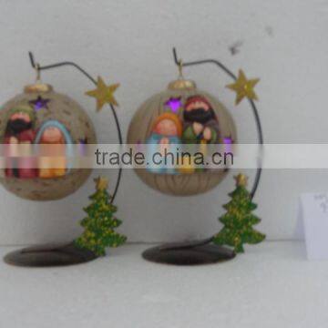 Ceramic Nativity Set With Lantern photo-5