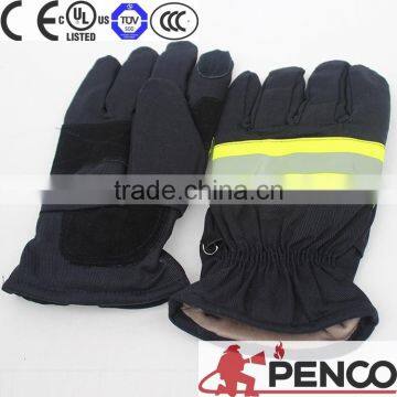 Aramid Fire Retardant Hand Protection Urban Traffic Riding Reflective Traffic Fireman Gloves photo-5