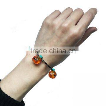 Halloween Cheap Pumpkin Beads Lighting Led Bracelet photo-5
