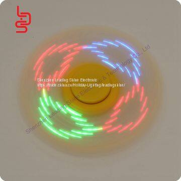 LED adult relaxing toy shape-changing hand finger spinner