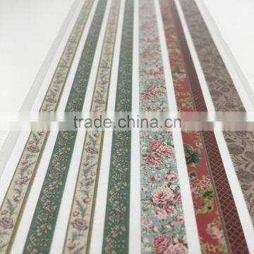 Retro Glitter Sticky Border, Retro Fashion Sticky Border, Rustic Style Glitter Border Sticker photo-3