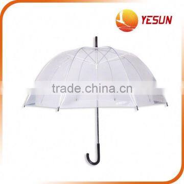 Sample available factory directly lady transparent clear dome umbrella