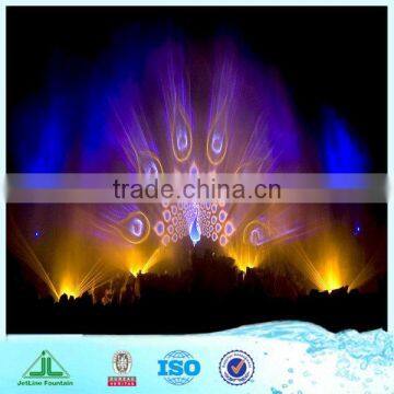 Wall Fountain, Video or Picture Projected by Laser