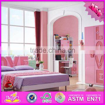 2016 High Quality Comfortable Children Wooden Modern Bedroom Sets W08H033 photo-6