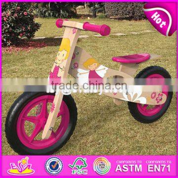 Best design wooden girls balance bike for balance training W16C179-S