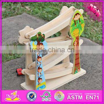 2016 New Design Funny Children Wooden Ramp Racing Set W04E044 photo-5