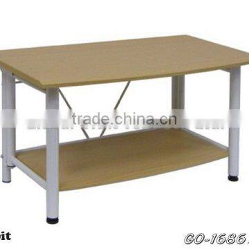 Plasma MDF TV Table Stand With Shelf, Folding Wooden TV Stand photo-2