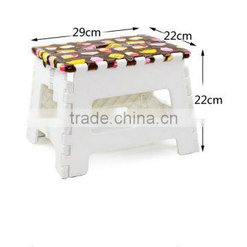 Good Price More Types Water Transfer Printing Plastic Folding Stool Domestic and Outdoor photo-2