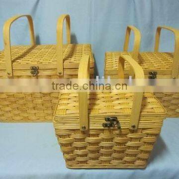 home storage basket with lids