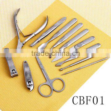 CBF01 OEM Factory Price Newly 12pcs Stainless Steel Nail Manicure Sets photo-4