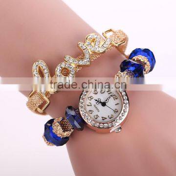 2017 Luxury Charming Watch Fashion Girl Pearl Bracelet Love Ladies Watch photo-2