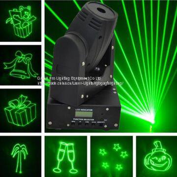 50MW Green 15kpss DMX Mini Moving-Head Animation Laser Light