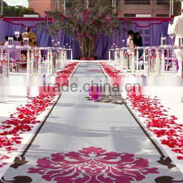Party Decorative Carpet Runner/factory Hot Sale Decorative White Wedding Runner/wedding Carpet/mat Exhib photo-5