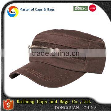2016 Fashion Style Military Caps Custom Sport Military Hat With Zip photo-2