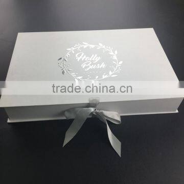 High Quality Ribbon Gift Box England Favor Gift Packaging