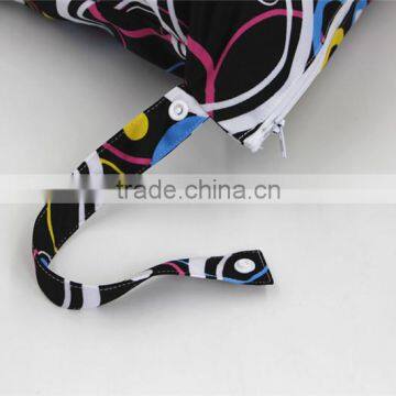 New Design Baby Cloth Diaper Zipper Wetbag,washable and Reusable Double Pocket Cloth Nappy Bag photo-6