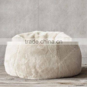 Faux Fur Chair Big Sofa Bed Adult Bean Bag 1 Chair Lounger