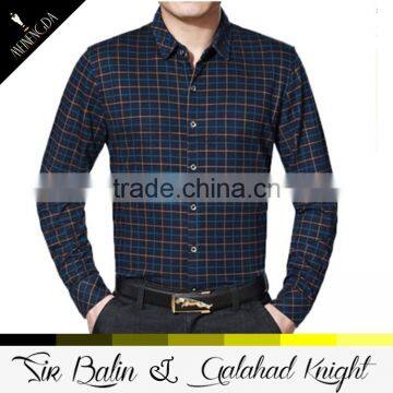 Rich Experience Clothing Manufacturer Direct Supply Latest Plaid 100% Cotton Shirt Designs for Men With Long Sleeve photo-2