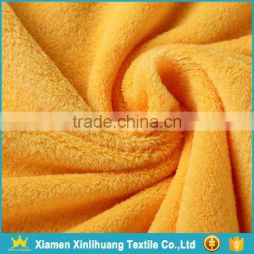 High Quality Colored 100 Polyester Knitted Coral Fleece Blanket Fabric photo-5