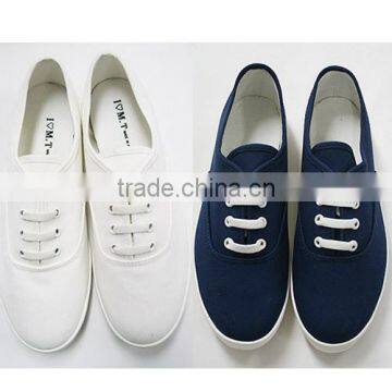 stss01 Basic slim lace-up canvas sneakers to customiz made in korea