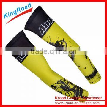 2016 Hot Wholesale New Design Color Printing Elastic UV Protection Sports Cycling Arm Sleeve photo-6