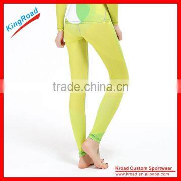 Hot Sale Wholesale Womens Running Tights, Mositure-wicking Womens Sports Tight Wear photo-6