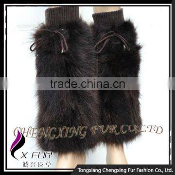 CX-A-29B Winter Genuine Raccoon Fur Leg Warmer Wholesale photo-4