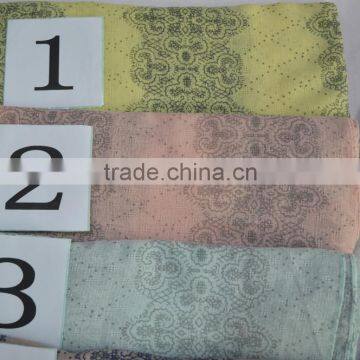 Fashion New Arrival Designer Lady Rayon Viscose Beautiful Paisley Floral Scarf photo-5