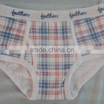 Fashion Design 100% Premium Cotton Boy Underwear Briefs photo-2