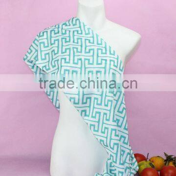 Monogram Jersey Winter Soft Fashionable Greek Key Scarf With Many Colors photo-4