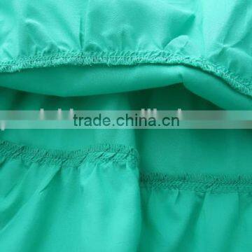 Spring Summer Dress Child Girl Beach Sling Frock Princess Mint Knee Length Frocks photo-5