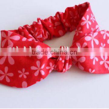 2016 Hot Coming Korean Dots Cloth Headband Lovely Baby Girls Bowknot Hairband photo-5