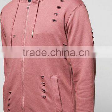 Mens Distressed Tracksuit Slim Fit Tracksuit Custom Logo Tracksuit photo-4
