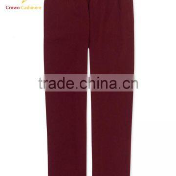 Custom high quality Cashmere Knitted men sport jogger pants