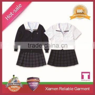 Custom Top Quality Blank Cheap School Girls Sex Uniform by Clothing Manufacturer photo-4