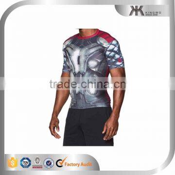 Dye Sublimation Over All Tshirt Printing Superman Print T-shirt for Men photo-3