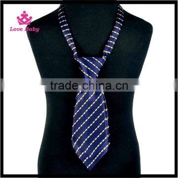 Color Stripy Boys Silk Neckties Wholesale Kids Christian Neckties Reversible Neckties photo-5