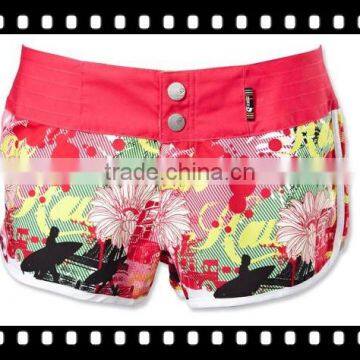 Fashionable Ladies Printing Beach Short Pant