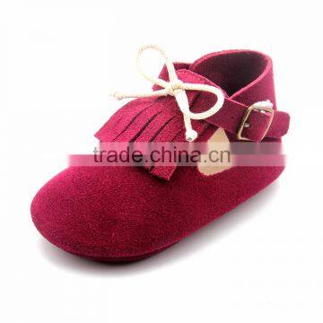 2016 Top-selling Genuine Leather Shoes Baby Moccasins Leather Baba Baby Shoes photo-6