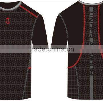 2015 Seamless Men Fashion Sports Shirt Short Sleeve photo-3