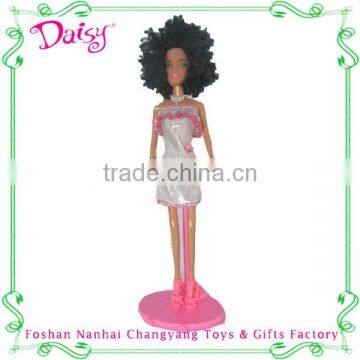 China Wholesale Long Hair Fashion Vinyl African Doll photo-3