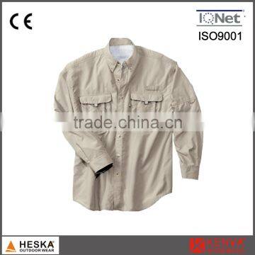 New style workwear resistance UV protection men shirt