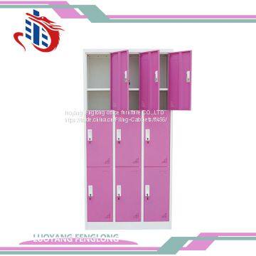 Оптовая металлическая стальная стойка для хранения с 9 дверцами photo-4