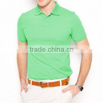 Mens Light Green Polo t Shirt Manufacturer in China photo-2