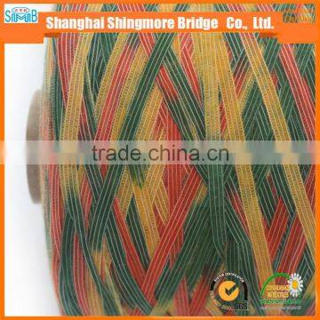 China Fancy Yarn Manufacturer Hot Wholesale Fashion Tape Yarn for Knitting Life photo-6