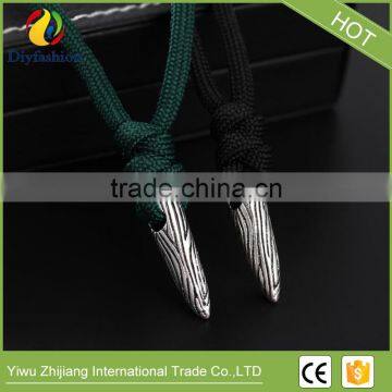 New Hot Simple Retro Bullet Shape Rope Necklace and Bracelet photo-6