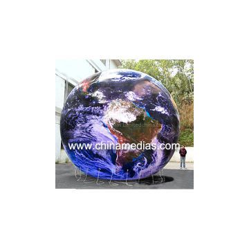 Waterproof Inflatable Advertising Helium Earth Balloons Globe for Opening Event